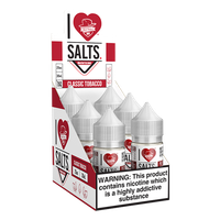 A bold tasting classic tobacco vape juice flavor, shop in bulk for I love salts ejuice online