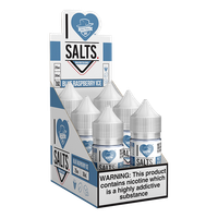 A sweet tasting iced blue raspberry vape juice flavor, shop in bulk for I love salts ejuice online