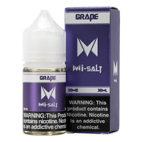 Grape Mi-Salt is a fruity flavored vape juice, blended with nicotine salts