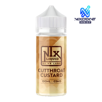 Cutthroat Custard NIX Liquid for Wholesale