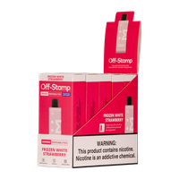 Exclusive Offstamp Sw9000 Frozen White Strawberry disposable Vape 5 Pack for Wholesale