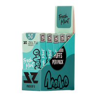 Fresh Mint Momo Zeltu X3 Pods 50mg 5 pack for wholesale