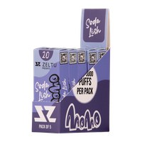 Soda Lish Momo Zeltu X3 Pods 20mg 5 pack for wholesale