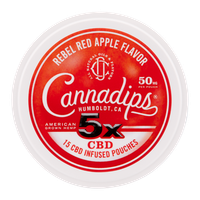 Red Apple CANNADIPS 5X CBD Pouches for Wholesale
