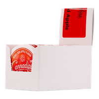 5 Pack of Red Apple CANNADIPS 5X CBD Pouches for Wholesale