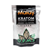 Green Vein Malay OPMS Silver Capsules