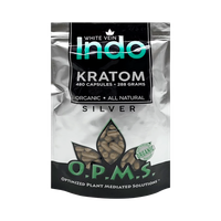 White Vein Indo OPMS Silver Capsules