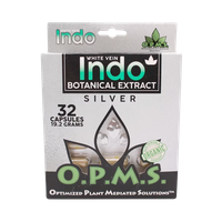 White Vein Indo OPMS Silver Blister Capsules