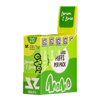 5 pack of Lemon Lime Momo Zeltu X3 Pod 20 for wholesale