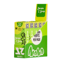 5 pack of Lemon Lime Momo Zeltu X3 Pod 20 for wholesale