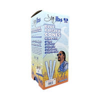 King Size DOGG LBS Blue Paisley Pre-rolled Cones 75 Pack for Wholesale