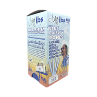 1-1/4 Size DOGG LBS Blue Paisley Pre-Rolled Cones 75 Pack for Wholesale