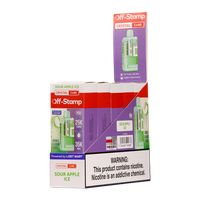 Sour Apple Ice Off Stamp X-Cube Vapes Crystal for Wholesale