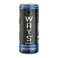 Pom Peach RESPOND WAYS Energy Drink 12oz