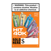 POD SALT HIT 40K Vinyl Banner