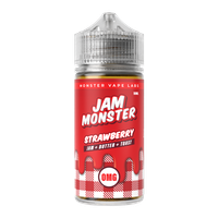 Strawberry MONSTER LABS Jam Monster ZERO Nicotine 100ml for Wholesale