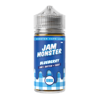 Blueberry MONSTER LABS Jam Monster ZERO Nicotine 100ml for Wholesale