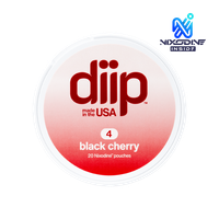4 Black Cherry DIIP Reset Nixodine Pouches