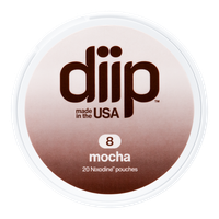 8 Mocha DIIP Reset Nixodine Pouches for Wholesale