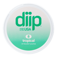 8 Tropical DIIP Reset Nixodine Pouches for Wholesale