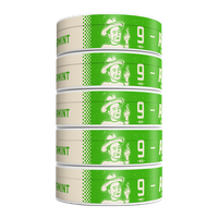 5 pack of 9mg Spearmint ALP Pouches for Wholesale