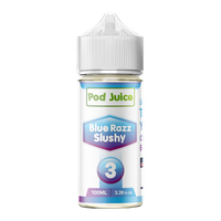 Blue Razz Slushy POD JUICE Nixodine 100ml 3 for Wholesale