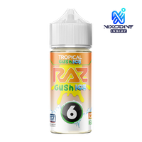 Tropical Gush Ice RAZ X POD JUICE  Nixodine 100ml GUSH ICE 6 for Wholesale