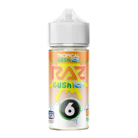 Tropical Gush Ice RAZ X POD JUICE  Nixodine 100ml GUSH ICE 6 for Wholesale