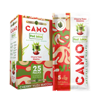 Cherry Yuzu CAMO X POD JUICE Tea Wraps 25 Pack for Wholesale