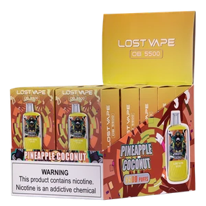 Pineapple Coconut - Lost Vape OB5500 10-Pack for Wholesale