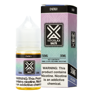 Available in packs of 10, shop Energy flavored nicotine salts from VaporLax
