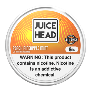 Peach Pineapple Mint Juice Head Nicotine Pouch 6mg for wholesale