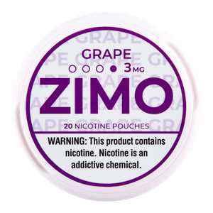Grape Zimo Nicotine Pouches 3mg for Wholesale