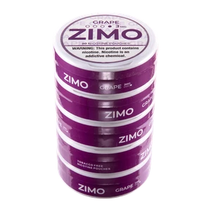 Grape Zimo Nicotine Pouches 3mg 5-Pack for Wholesale