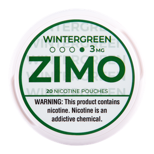 Wintergreen Zimo Nicotine Pouches 3mg for Wholesale