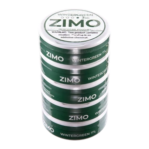 Wintergreen Zimo Nicotine Pouches 3mg 5-Pack for Wholesale