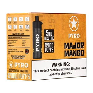 Major Mango Pyro Disposable Vape 10-Pack for Wholesale