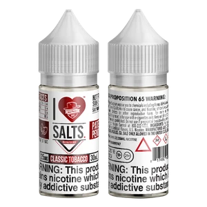 Classic Tobacco vape juice by I Love Salts, available for online ordering for your vape shop