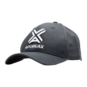 A dad-hat style cap, embroidered with the VaporLax Logo