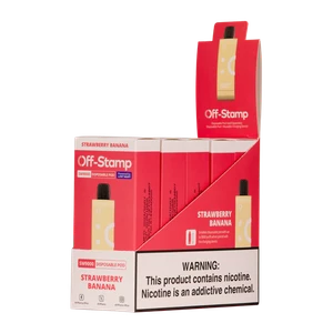Exclusive Offstamp Sw9000 Strawberry Banana disposable Vape 5 Pack for Wholesale