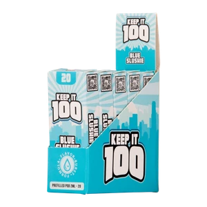 Blue Slushie Keep It 100 Zeltu X3 Pods 20mg 5 pack for wholesale