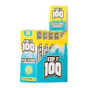 Blue Slushie Lemonade Keep It 100 Zeltu X3 Pods 20mg 5 pack for wholesale