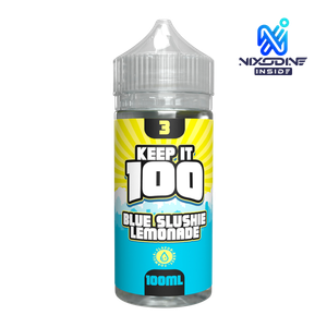 Blue Slushie Lemonade Keep It 100 Nixodine Juice 3 for Wholesale
