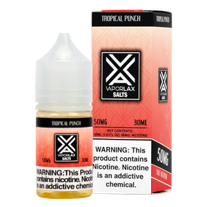 Available in packs of 10, shop Tropical Punch flavored nicotine salts from VaporLax