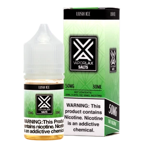 Shop bulk Lush Ice flavored vape juice from VaporLax, available in 25mg & 50mg