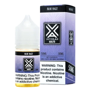 Available in packs of 10, shop Blue Razz flavored nicotine salts from VaporLax