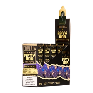 5 Pack of Blueberry Pound Cake FRUITIA X Fifty Bar 20k for Wholesale