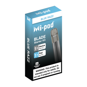 Blue Razz MI-POD Blade Starter Kit- Device for Wholesale