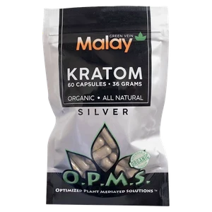 Green Vein Malay OPMS Silver Capsules