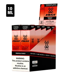 Available online at low wholesale prices, shop the Tropical Punch flavored disposable vape pen